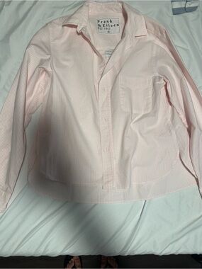 Frank & Eileen Light Pink Striped Button-Down Shirt